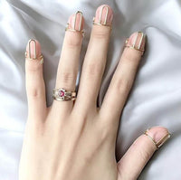 Bague faux ongle
