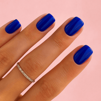 Faux ongles bleu nuit