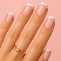 Faux ongles french carré