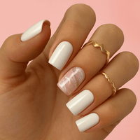 Faux ongles marbre