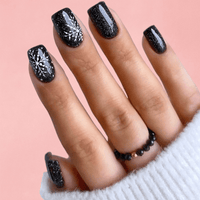 Ongle noel noir