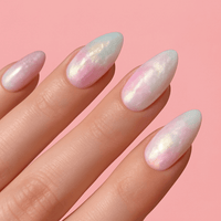 faux ongles arc en ciel