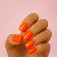 faux ongles orange