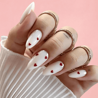faux ongles saint valentin