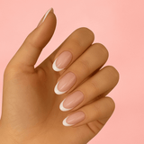 Faux ongle amande french