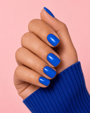 Faux ongle bleu roi