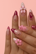 Uñas postizas decoradas