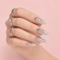 Faux ongle flamme