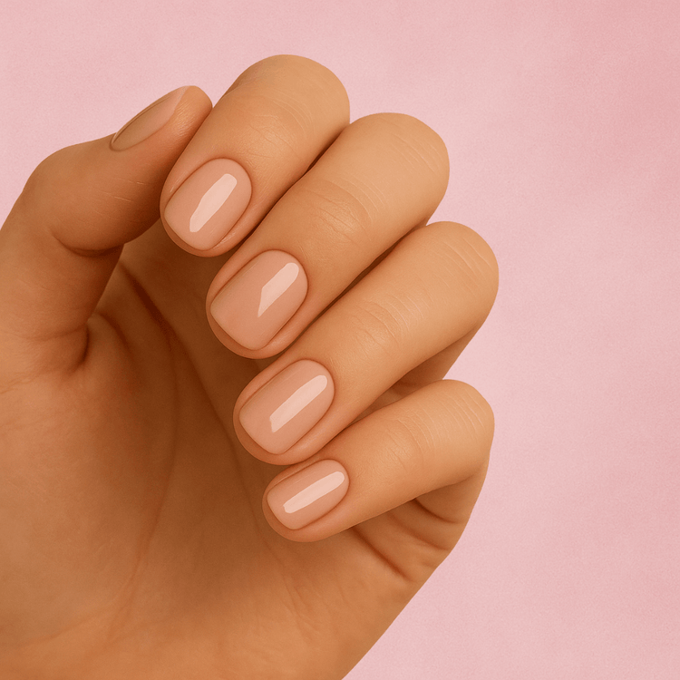 Faux ongles rouge pailleté – nailfinity