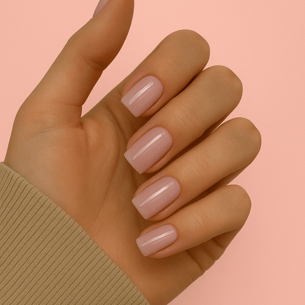 Faux ongle rose nude