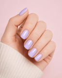 Faux ongle violet pastel