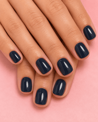 Faux ongles bleu nuit