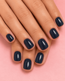 Faux ongles bleu nuit