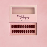 Faux ongles bordeaux