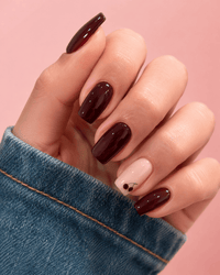 Faux ongles cerise
