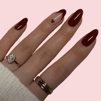 Faux ongles coeur