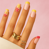 Faux ongles fleurs