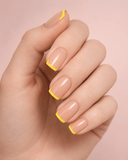 Faux ongles jaune fluo
