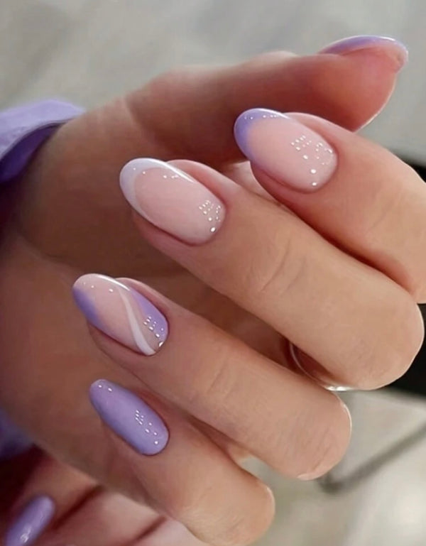 Faux ongles lila