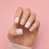 Faux ongles marbre