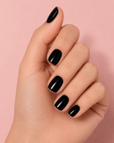 Faux ongles noir court
