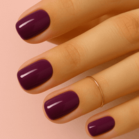 Faux ongles prune