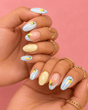 Faux ongles citron
