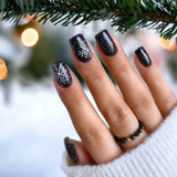 Ongle noel noir