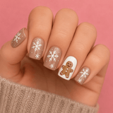 Ongles noël marron
