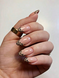 faux ongle leopard