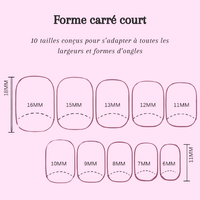 Faux ongles bordeaux