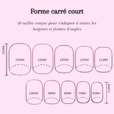 Faux ongles bordeaux