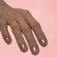 faux ongles effet miroir