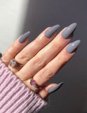 Faux ongles gris