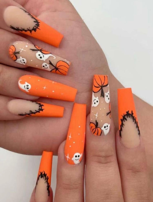 Faux ongles halloween 