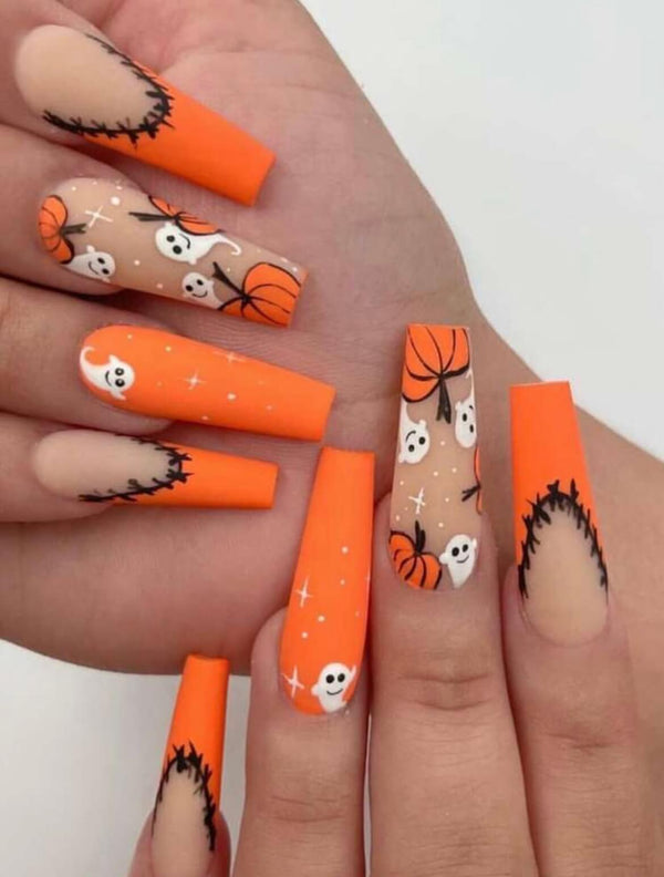 Faux ongles halloween 