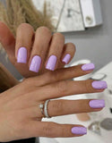 Faux ongles mauve pastel