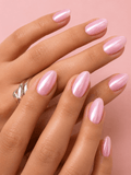 faux ongles rose gold