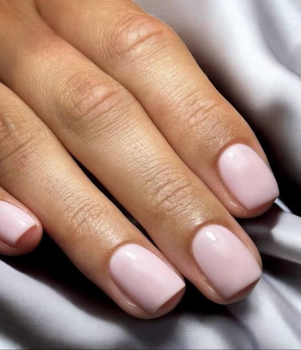 Faux ongles rose pastel