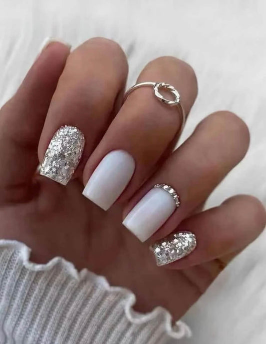 faux ongles strass