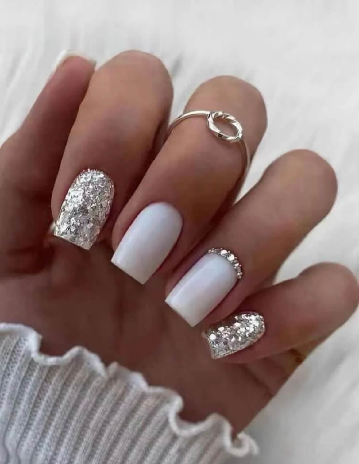 faux ongles strass