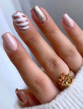 ongles noel simple